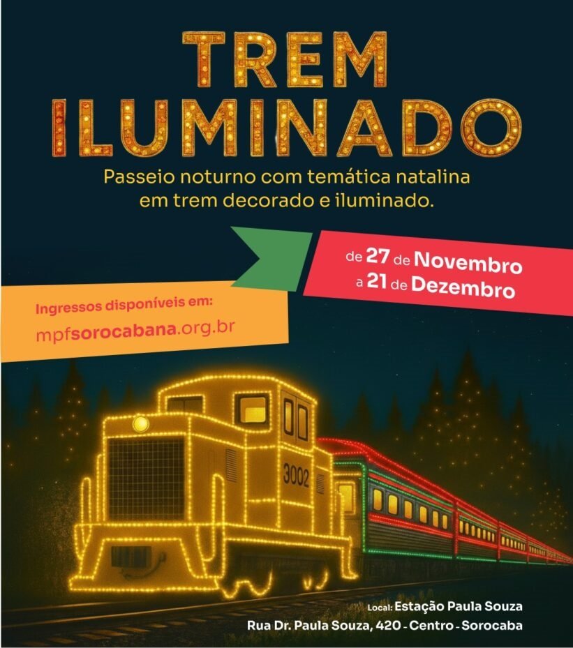 Trem iluminado 2025 sorocabanices